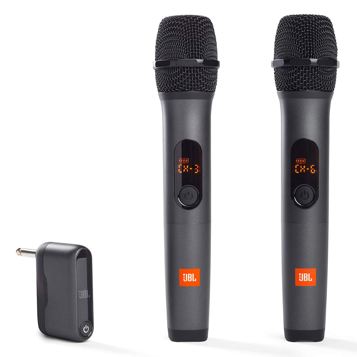 Sistema de Micrófono Inalámbrico JBL con Receptor de Doble Canal - Venta Internacional