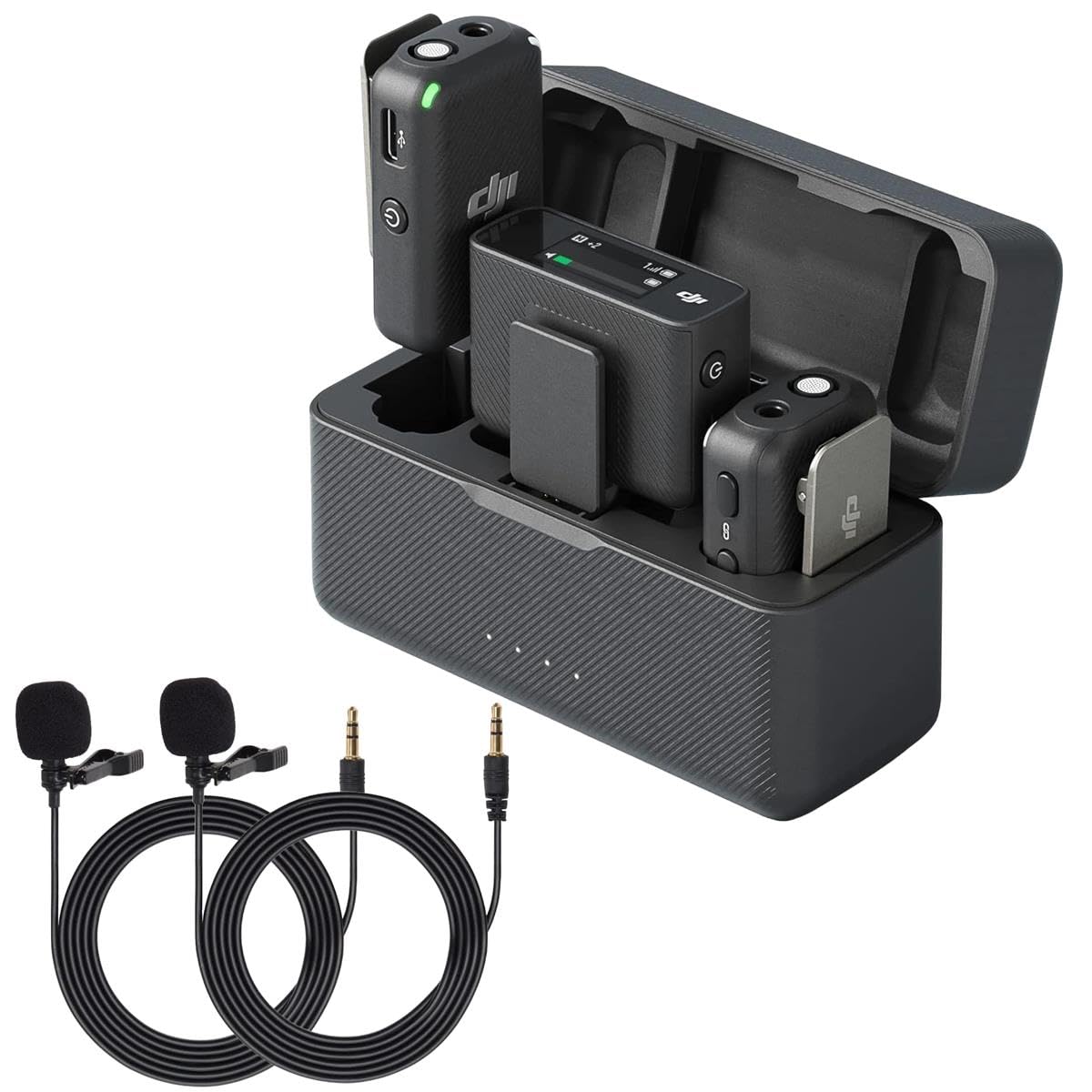 Micrófono Lavalier Inalámbrico Dji Mic (2 Tx + 1 Rx), Alcance De 250 M - Venta Internacional.