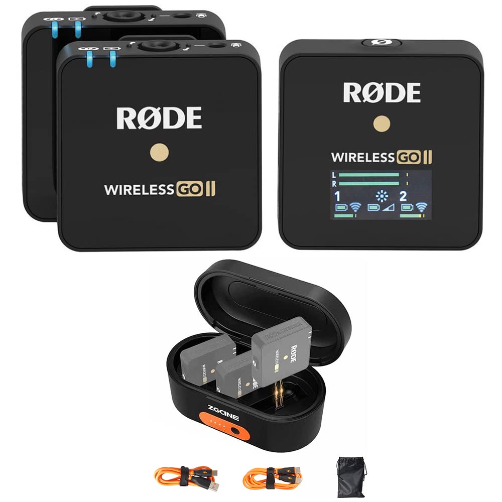 Sistema De Micrófono Inalámbrico Rode Wireless Go Ii Para 2 Personas - Venta Internacional.