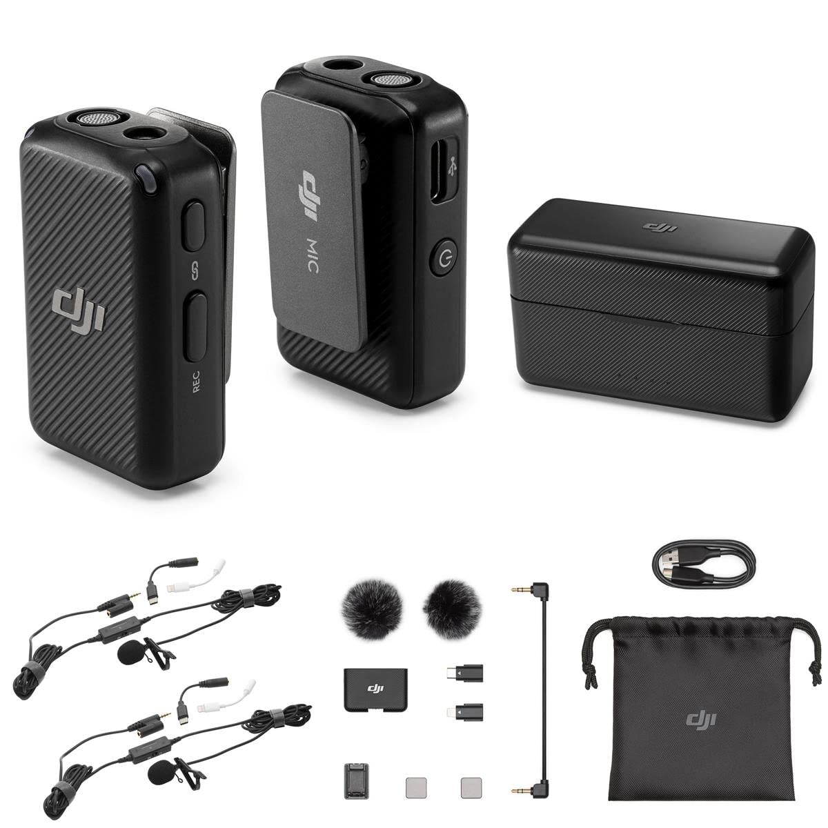 Foto 2 pulgar | Sistema De Micrófono Inalámbrico Dji Mic Con Doble Transmisor Tasl500 - Venta Internacional.