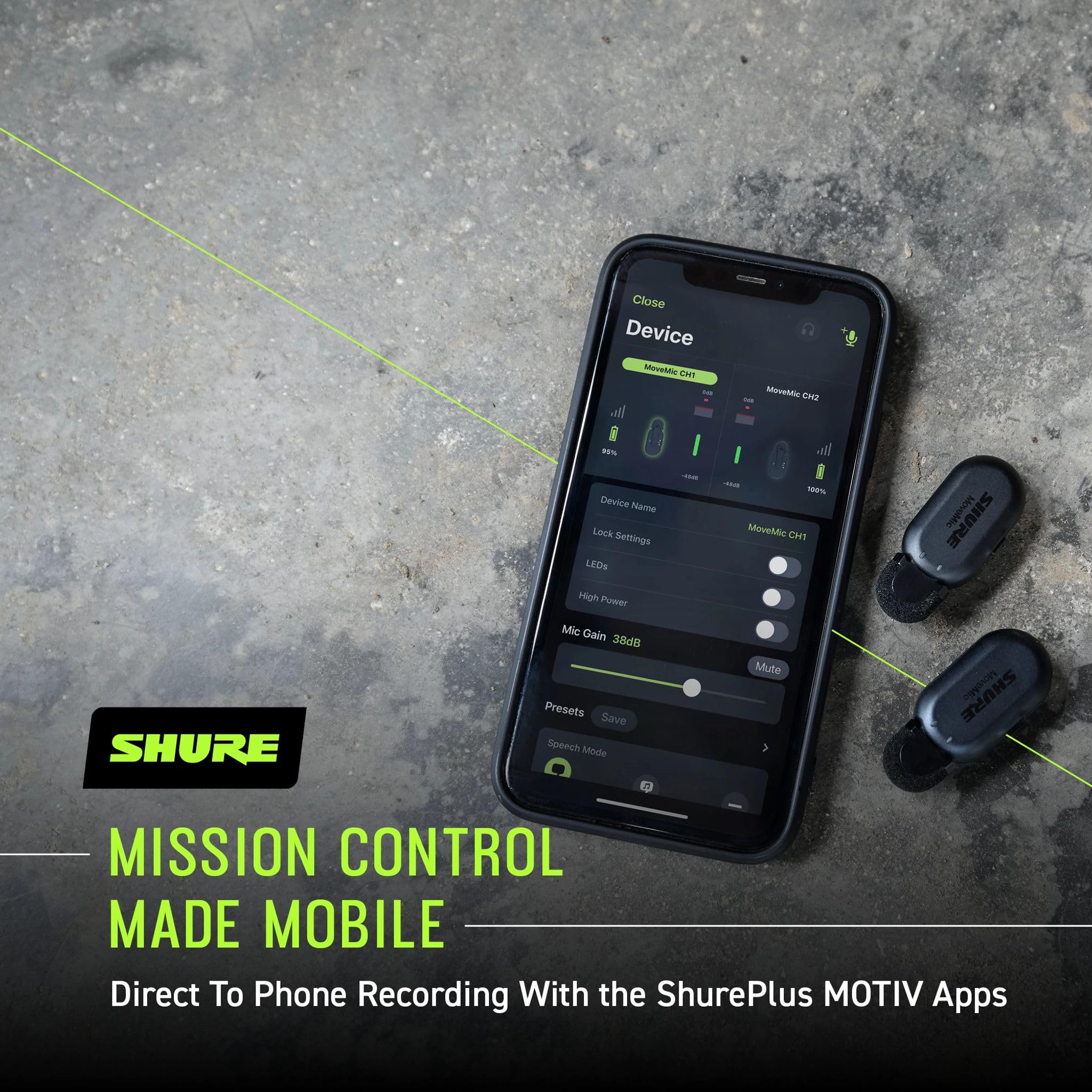 Foto 7 | Micrófonos Lavalier Inalámbricos Shure Movemic Two Para Iphone Y Android - Venta Internacional.