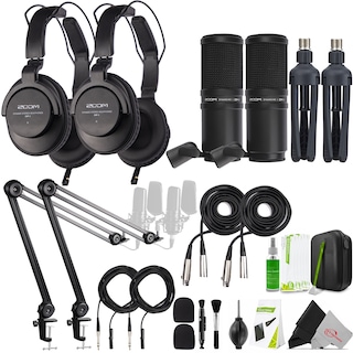 Foto 1 | Paquete De Micrófonos Para Podcasts Zoom Zdm-1 2x Zoom Con Soporte Y Acceso - Venta Internacional.