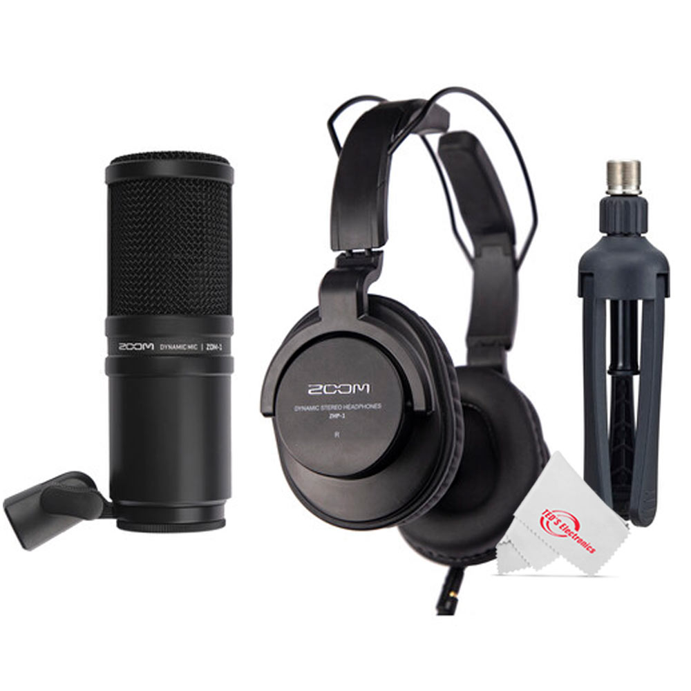 Foto 3 pulgar | Paquete De Micrófonos Para Podcasts Zoom Zdm-1 2x Zoom Con Soporte Y Acceso - Venta Internacional.