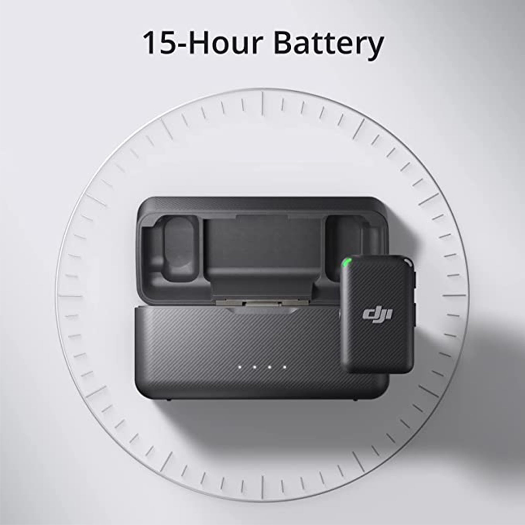 Foto 4 | Micrófono Inalámbrico Dji Mic Con Pantalla Táctil Oled Compacta Para 2 Personas - Venta Internacional.