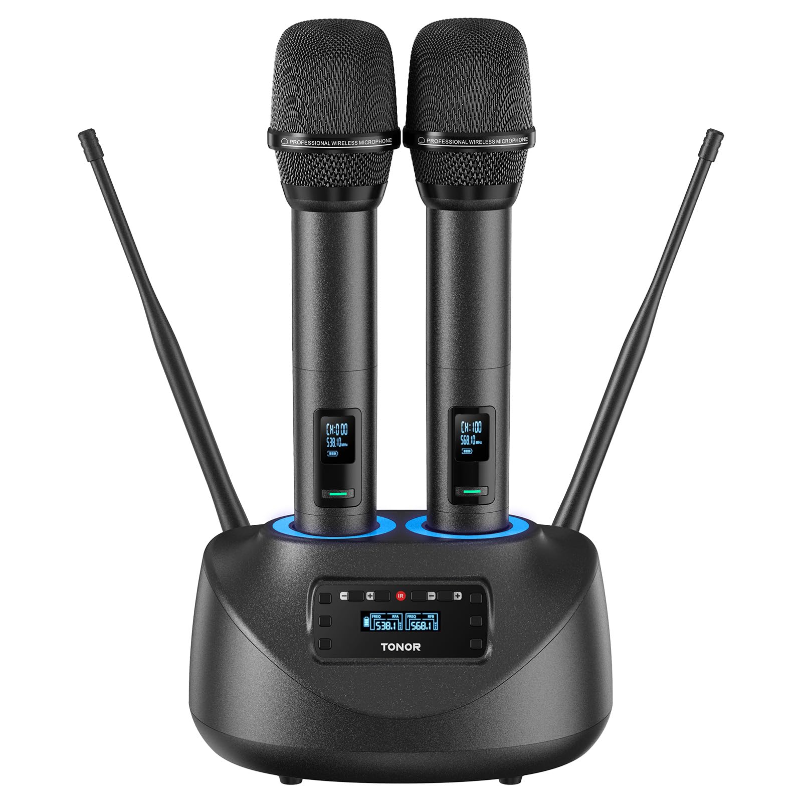 Foto 2 pulgar | Micrófono Inalámbrico Tonor Tw790 Recargable Uhf Con Un Alcance De 262 Pies - Venta Internacional.