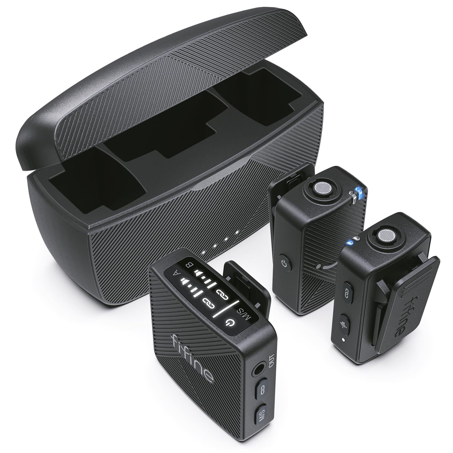 Foto 1 | Micrófono Lavalier Inalámbrico Fifine M9 Para Iphone/android - Venta Internacional.