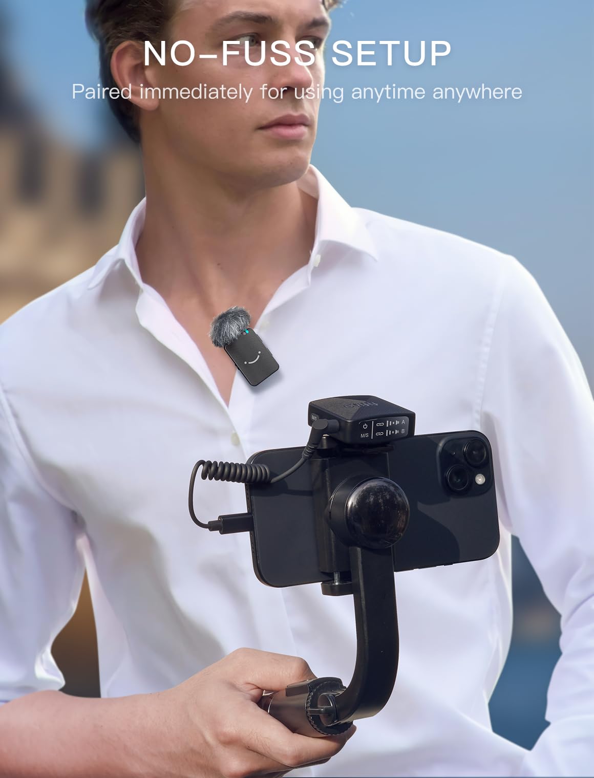 Foto 4 | Micrófono Lavalier Inalámbrico Fifine M9 Para Iphone/android - Venta Internacional.