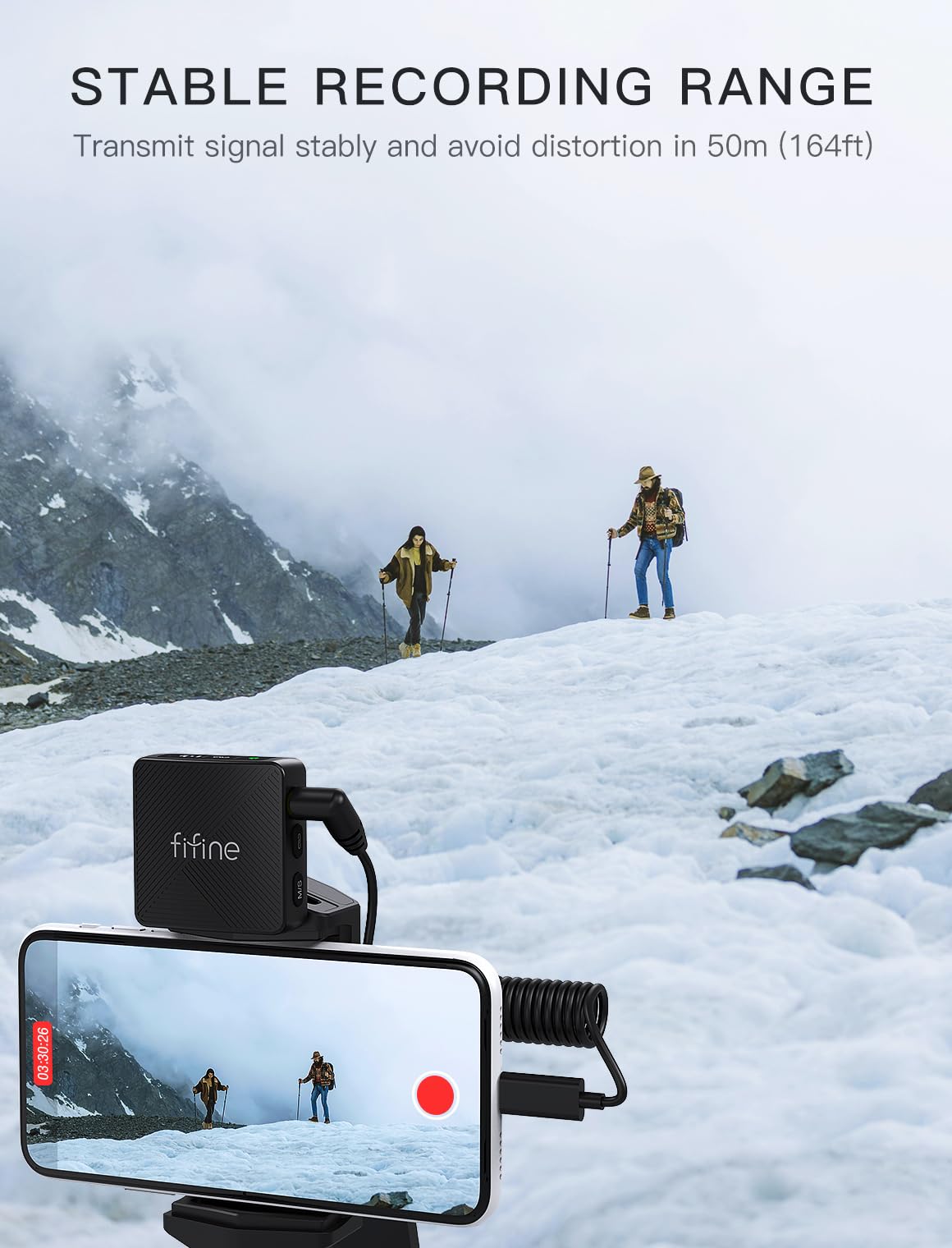 Foto 8 pulgar | Micrófono Lavalier Inalámbrico Fifine M9 Para Iphone/android - Venta Internacional.