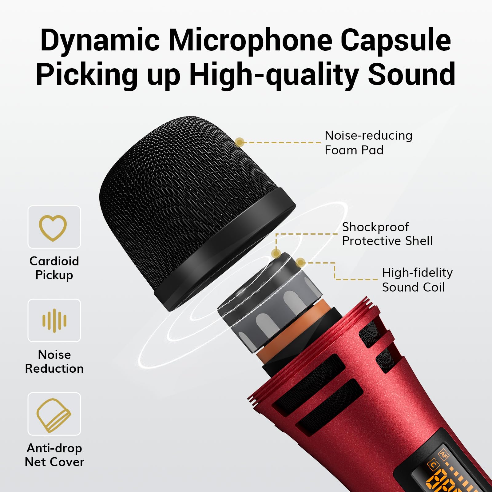 Foto 4 pulgar | Sistema De Micrófono Inalámbrico Tonor De 4x10 Canales, Alcance De 200 Pies - Venta Internacional.