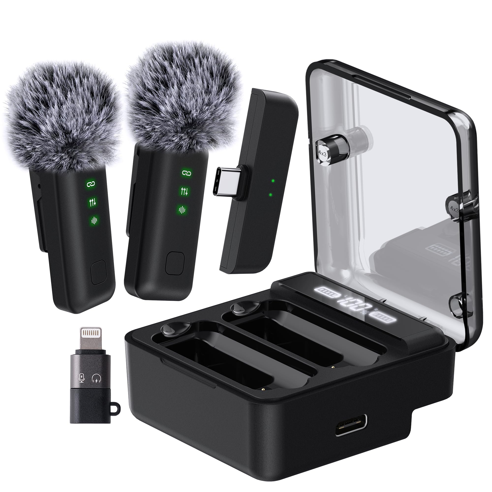 Foto 1 | Micrófono Inalámbrico Lavalier Ivanky Para Iphone - 2 Piezas - Venta Internacional.