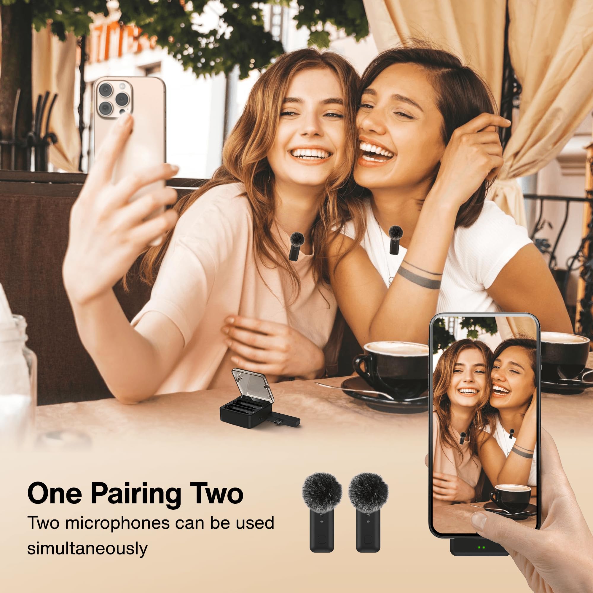 Foto 5 | Micrófono Inalámbrico Lavalier Ivanky Para Iphone - 2 Piezas - Venta Internacional.