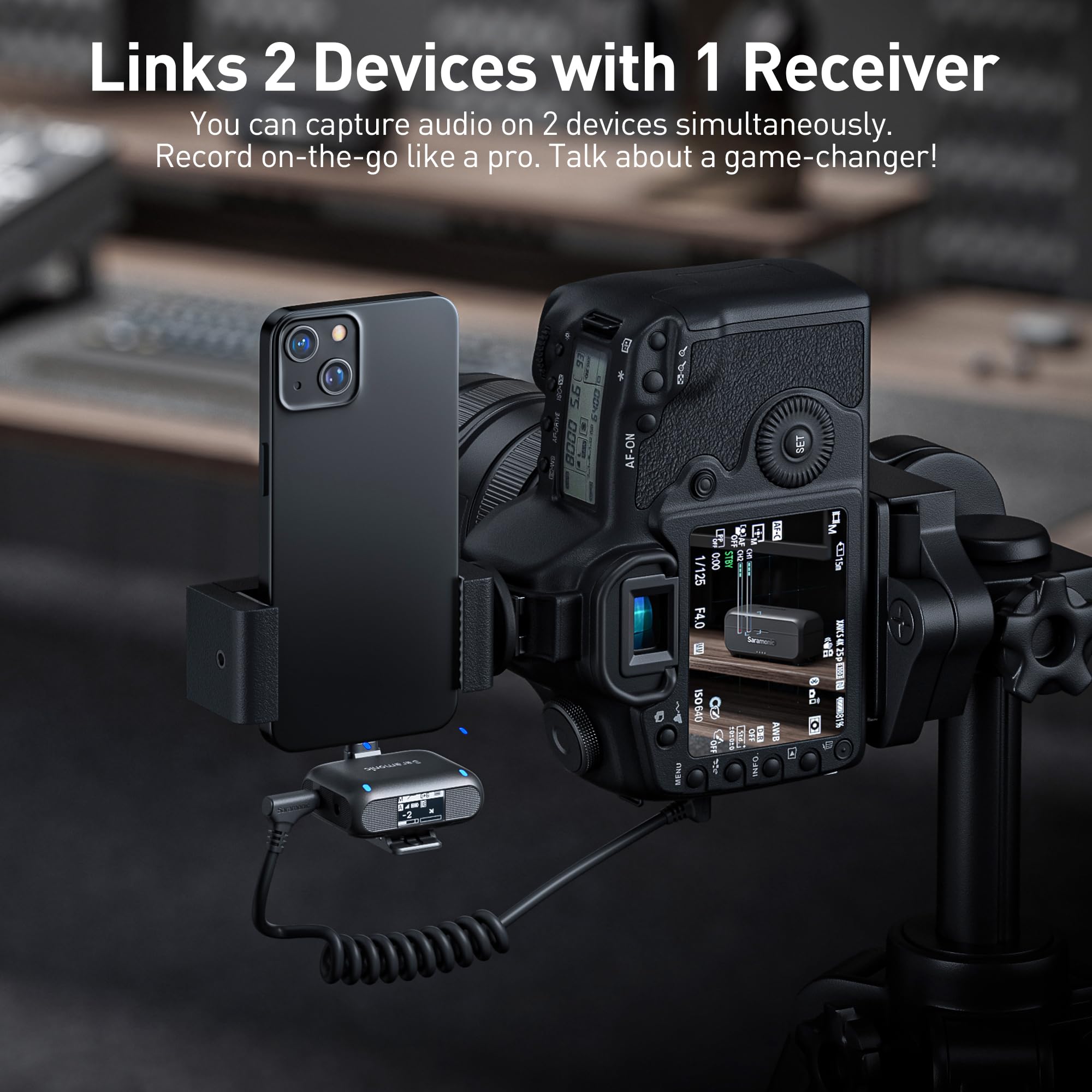 Foto 3 pulgar | Micrófono Lavalier Inalámbrico Saramonic Blink500b2+ Para Smartphone - Venta Internacional.