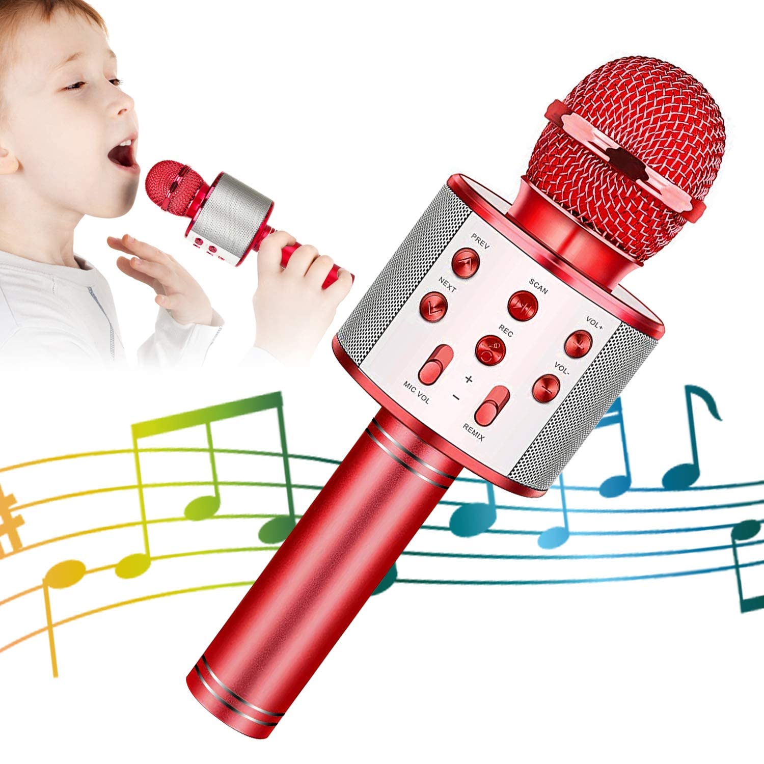 Foto 2 pulgar | Micrófono De Karaoke Kidwill Inalámbrico Bluetooth 5 En 1 Para Niños - Venta Internacional.