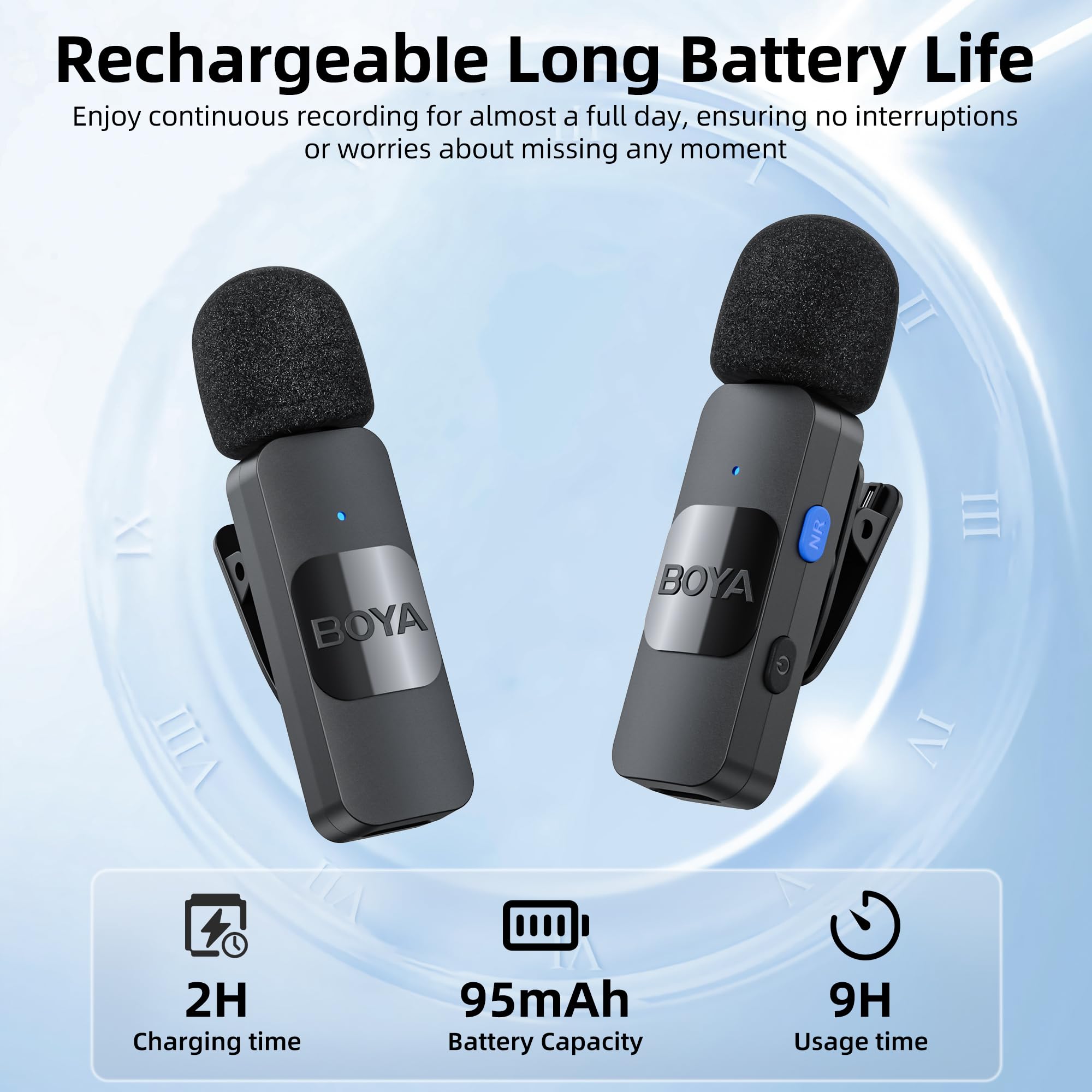 Foto 3 pulgar | Micrófono Lavalier Inalámbrico Boya Para Iphone Ipad Phone - Venta Internacional.