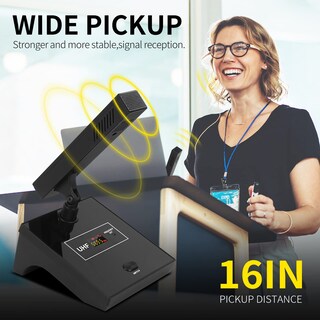 Foto 4 | Sistema De Micrófono Inalámbrico Xtuga Yt8 Uhf De Escritorio De 8 Canales - Venta Internacional.