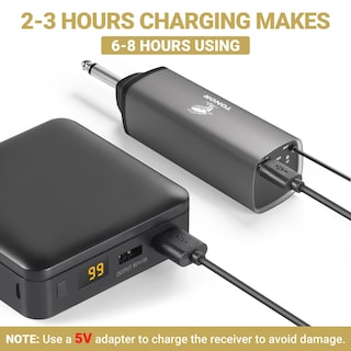 Foto 5 | Micrófono Inalámbrico Tonor Uhf de Metal Recargable Gris - Venta Internacional