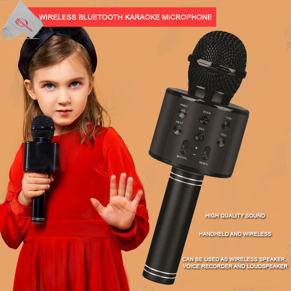 Foto 5 pulgar | Micrófono Karaoke Vivitar Inalámbrico Bluetooth Alimentado Por Usb - Venta Internacional.