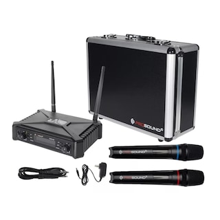 Foto 1 | Sistema Micrófono Inalámbrico De Mano Doble Prosound Pwm22d