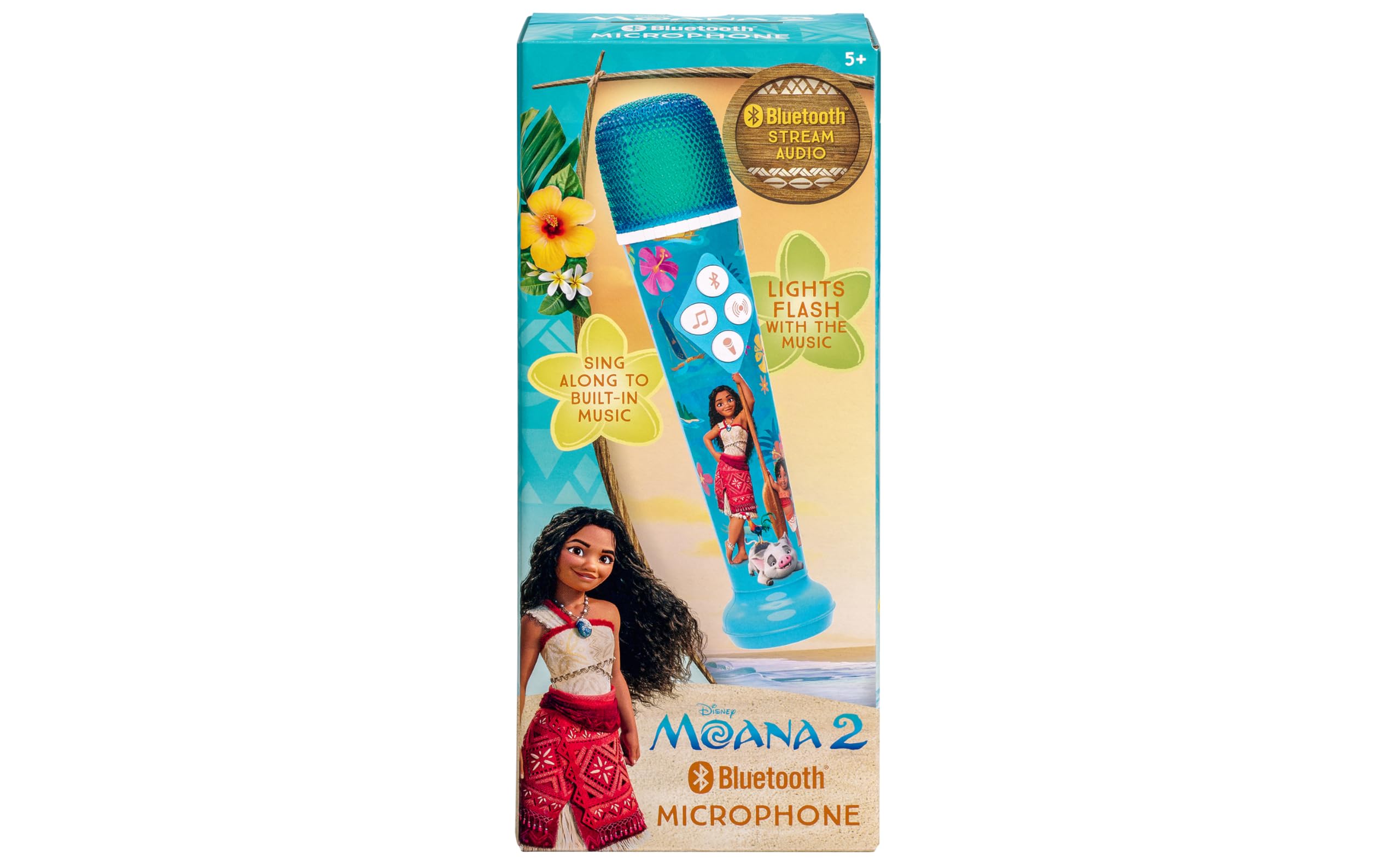 Foto 7 pulgar | Micrófono De Karaoke Ekids Moana 2 Bluetooth Con Música Y Luz - Venta Internacional.