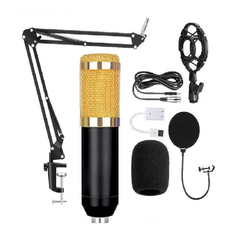 Foto 2 pulgar | Micrófono Studio Condenser Professional Con Brazo - Venta Internacional.
