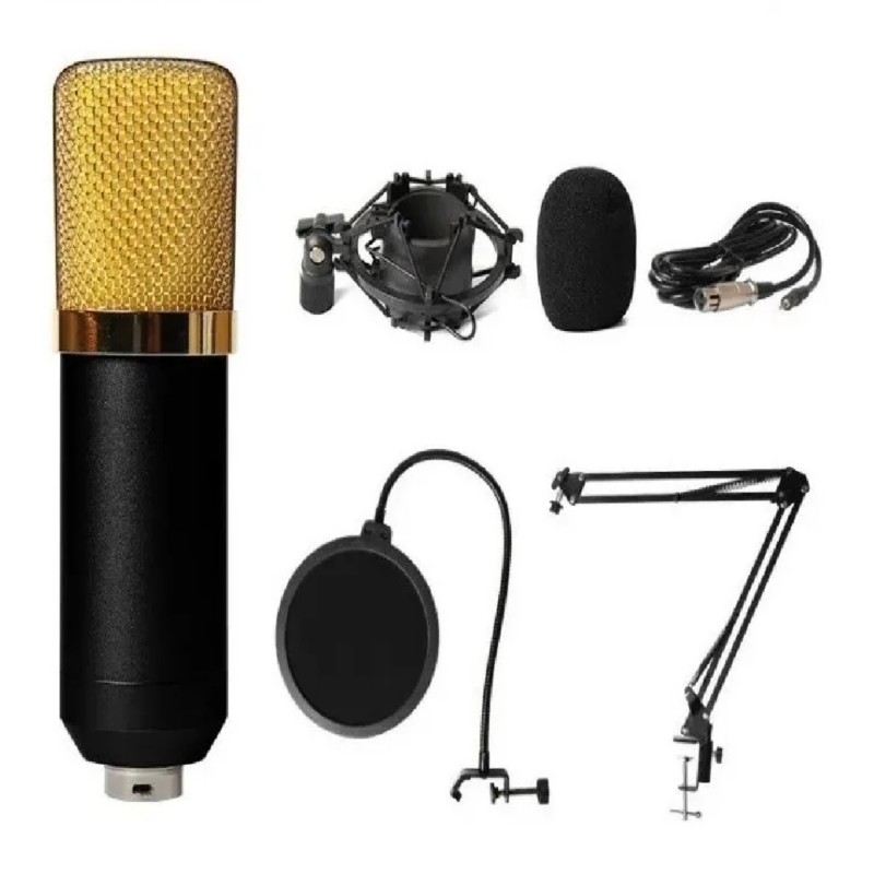 Foto 3 pulgar | Micrófono Studio Condenser Professional Con Brazo - Venta Internacional.