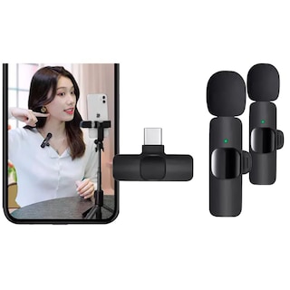 Foto 2 | Micrófono Lavalier Inalámbrico Usb C Recargable - Venta Internacional