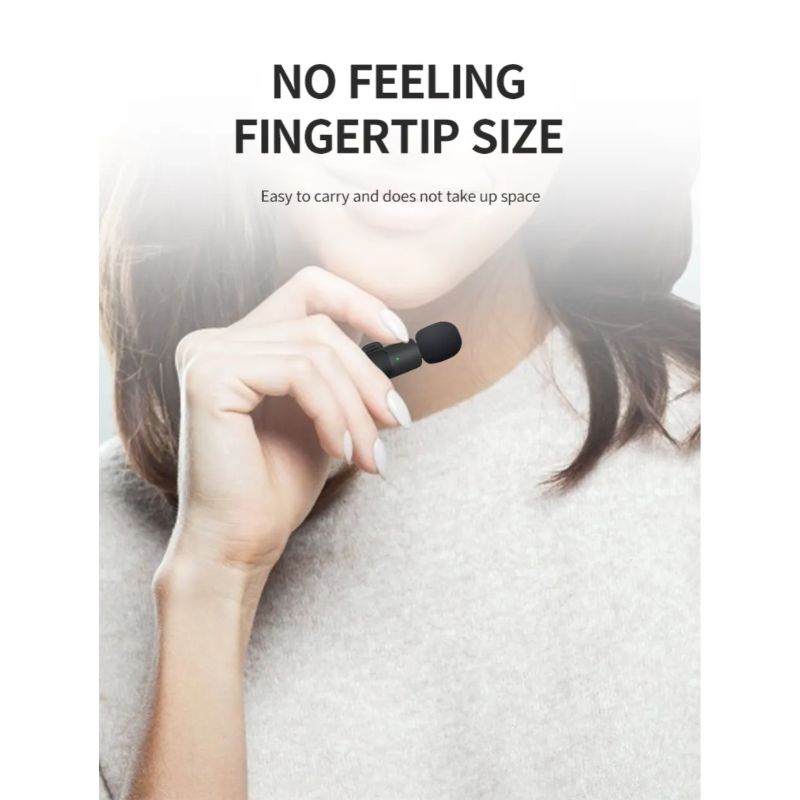 Foto 6 pulgar | Micrófono Lavalier Inalámbrico Usb C Recargable - Venta Internacional