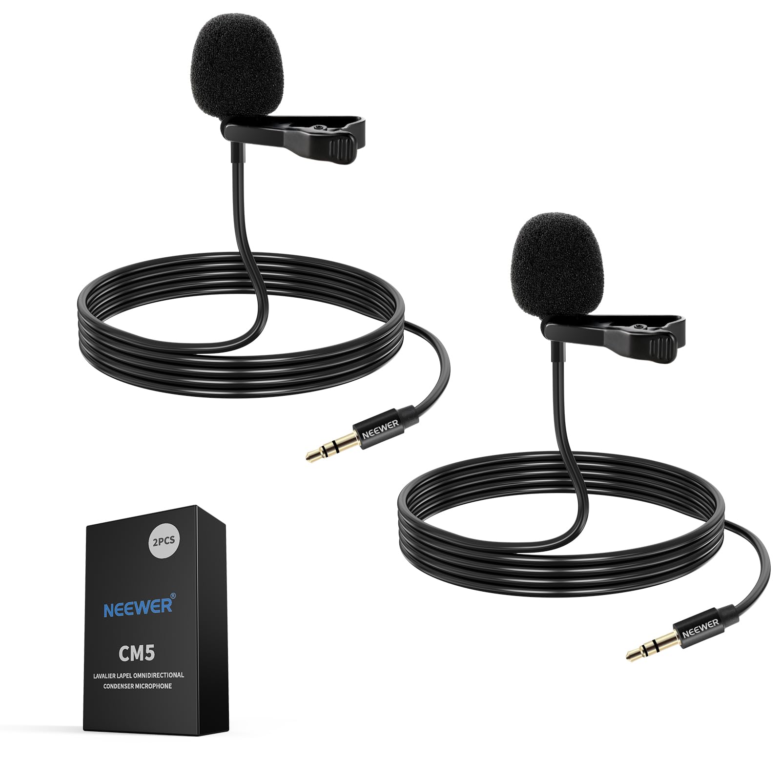 Foto 1 | Micrófono De Solapa Lavalier Newer Cm5 Para Transmisores Inalámbricos Dji - Venta Internacional.