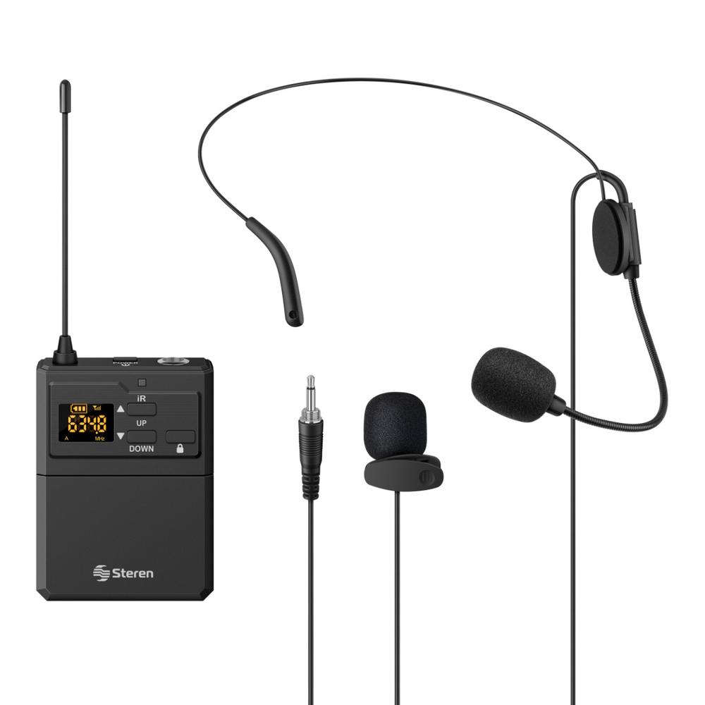 Foto 2 pulgar | Micrófono Inalámbrico Uhf De Solapa O Nuca Para Mic-8020 Y Mic-8040, Hasta 90 M De Alcance