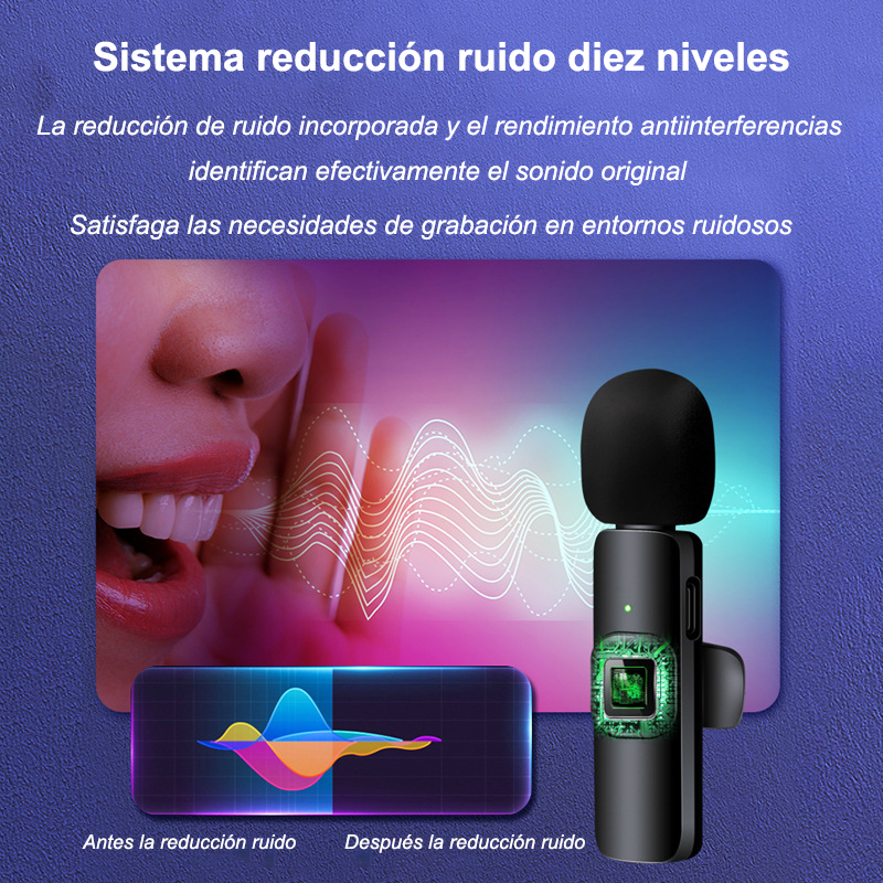 Foto 2 pulgar | Micrófono Inalámbrico Mini Type-c Para Grabación Android Tyc-1 - Venta Internacional.