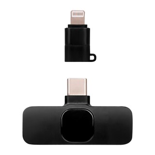 Foto 5 | Kit 2 Micrófonos Inalámbricos Para Celular Stf | Tipo C - Lightning Con Estuche