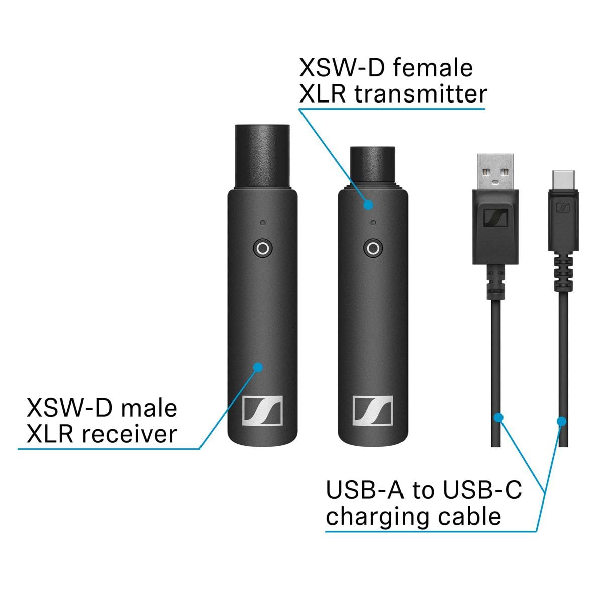 Foto 3 pulgar | Conjunto Básico Inalámbrico Digital Xlr Sennheiser Xsw-d - Venta Internacional.
