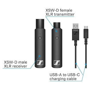 Foto 2 | Conjunto Básico Inalámbrico Digital Xlr Sennheiser Xsw-d - Venta Internacional.