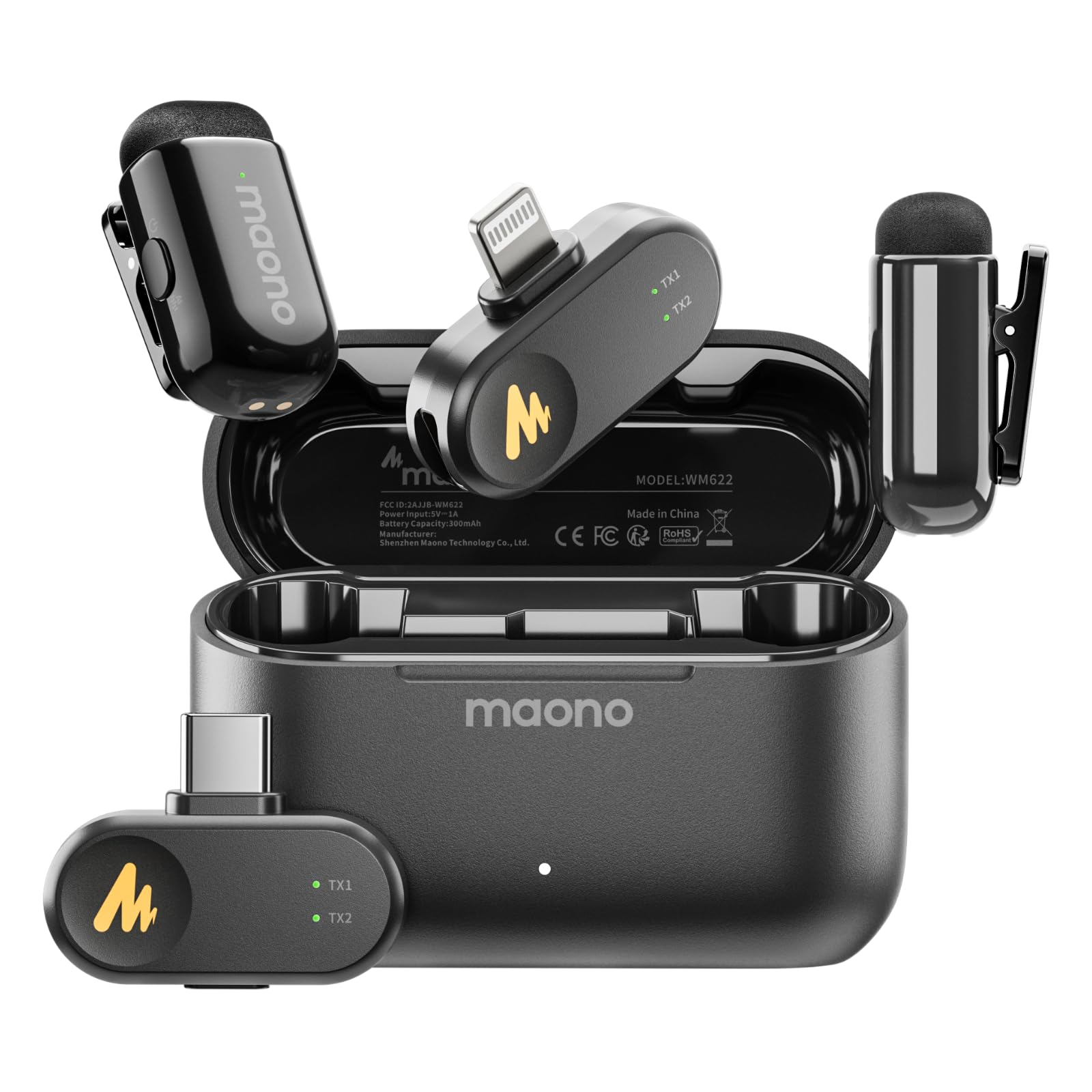 Micrófono Lavalier Inalámbrico Maono Wave T1 Mini Para Iphone - Venta Internacional.
