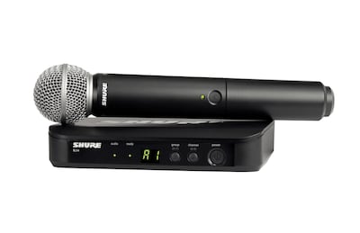Foto 1 | Sistema De Micrófono Inalámbrico Shure Blx24/sm58 Con Batería De 14 Horas - Venta Internacional.
