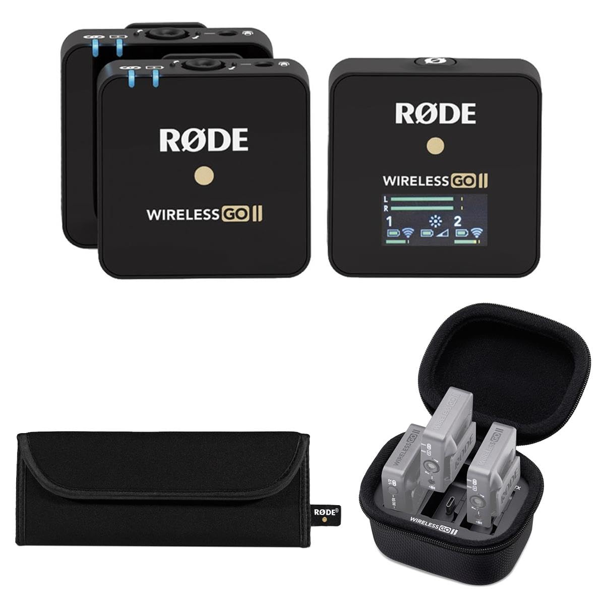 Sistema De Micrófono Inalámbrico Rode Wireless Go Ii Con Funda - Venta Internacional.