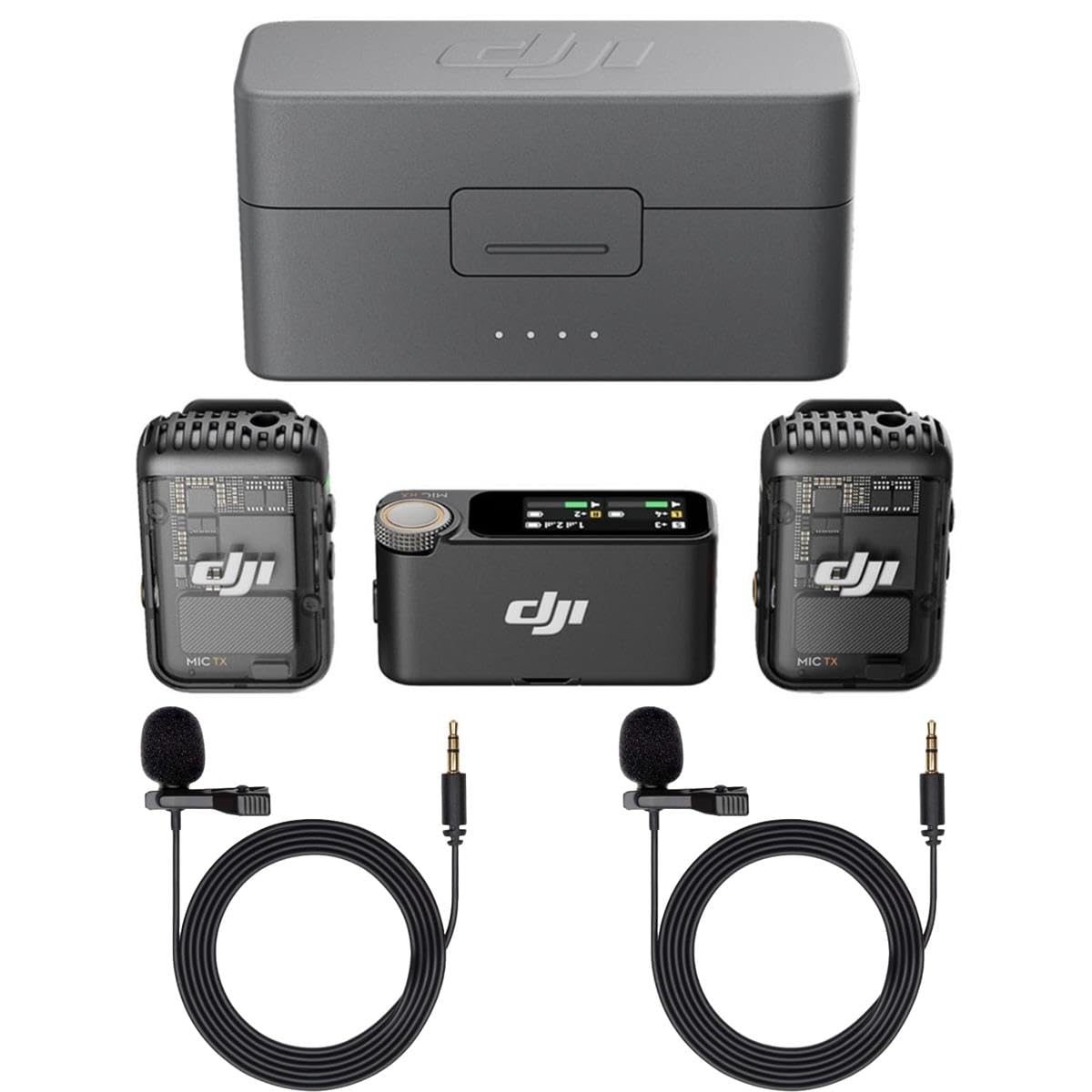Micrófono Inalámbrico Dji Mic 2 (2 Tx + 1 Rx) Con Estuche De Carga - Venta Internacional.