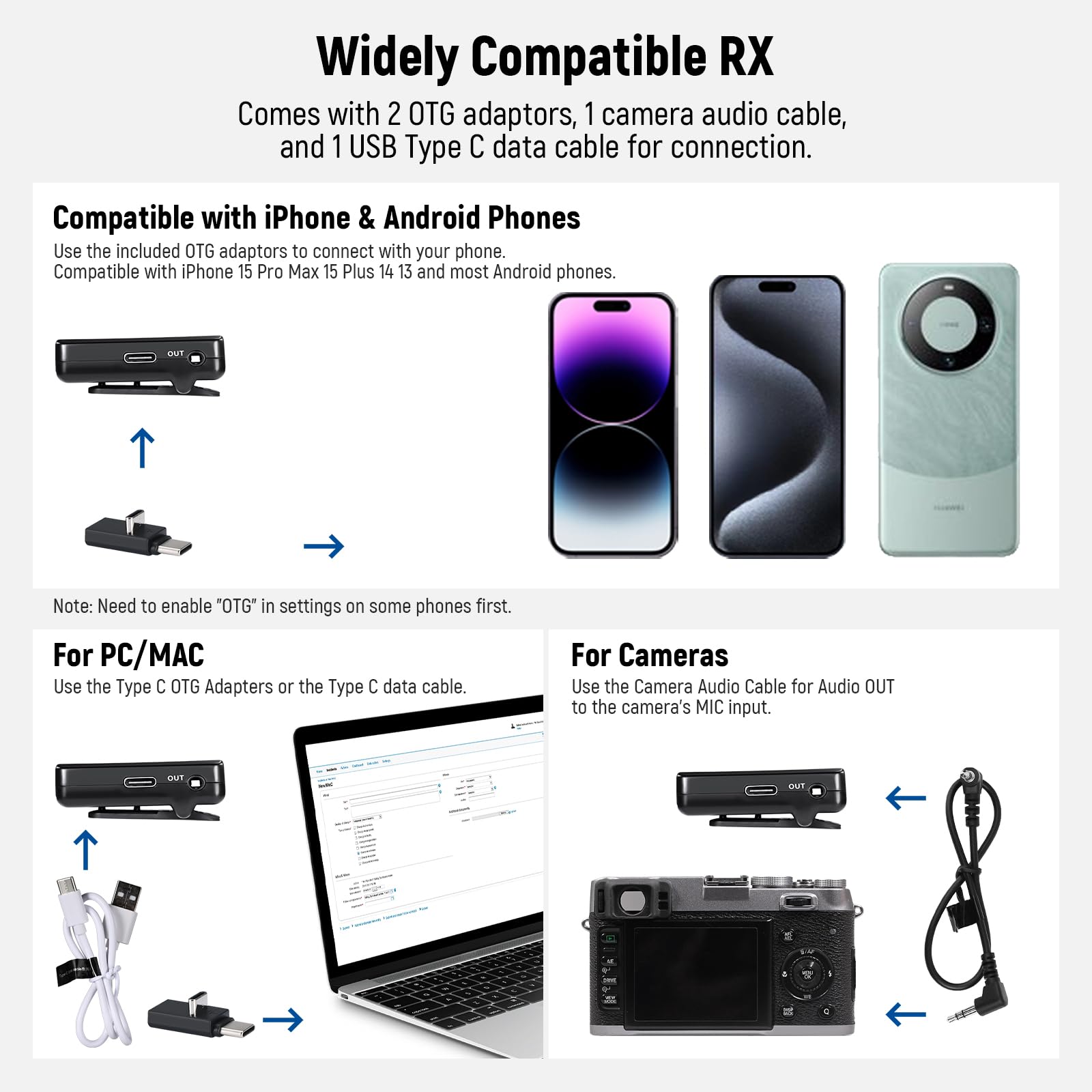 Foto 8 pulgar | Sistema De Micrófono Inalámbrico Lavalier Neewer Cm28 Con Funda - Venta Internacional.