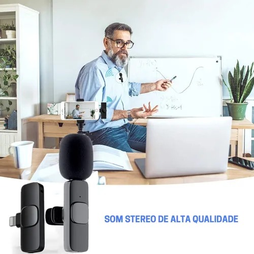 Foto 5 pulgar | Set de 2 Micrófonos Solapa Inalámbrico Wifi Con Receptor Usb Tipo C