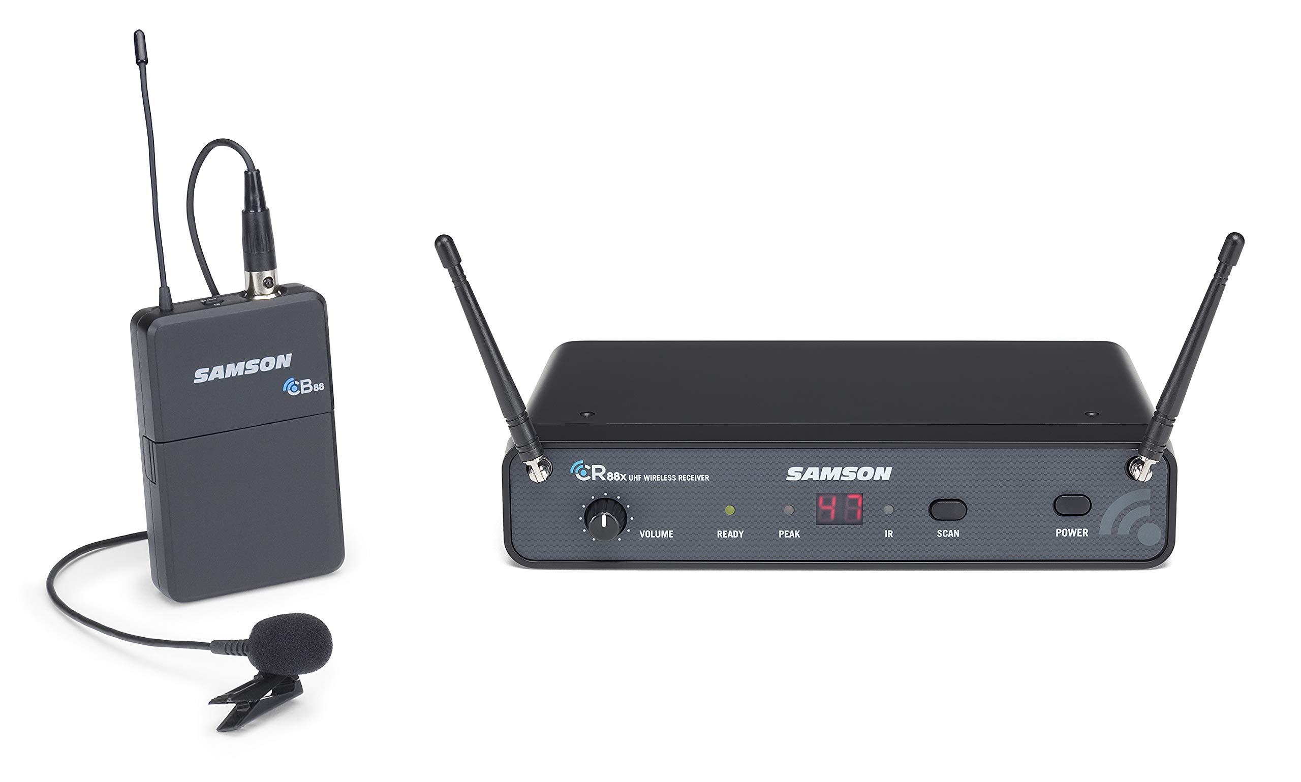 Sistema Inalámbrico Samson Concert 88x Con Micrófono Lavalier Lm5 Negro - Venta Internacional.