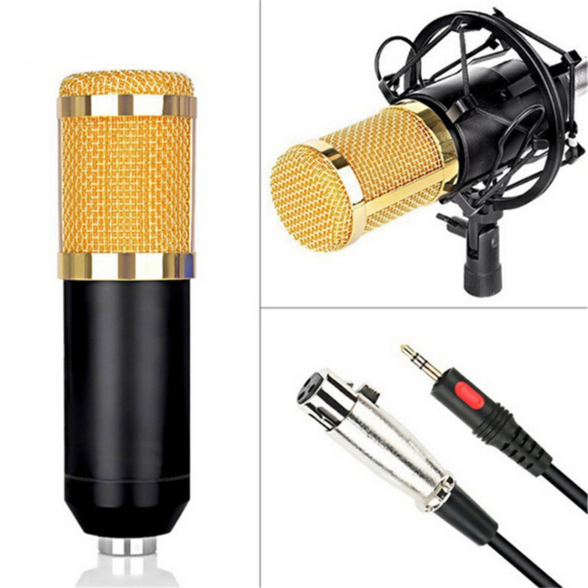 Foto 5 pulgar | Micrófono Con Cable Bm-800 Con Soporte Amortiguador - Gs Black - Venta Internacional.