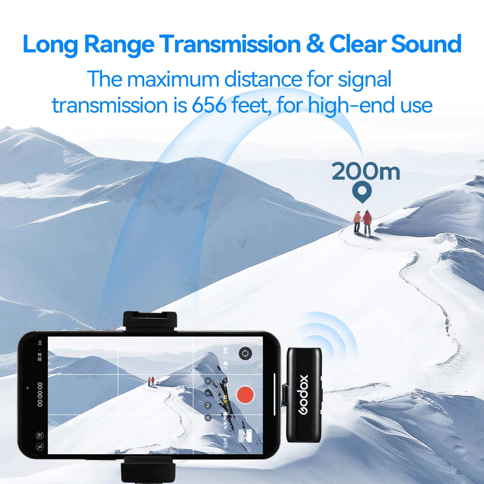Foto 4 | Micrófono Inalámbrico Godox Para Iphone Con Funda De Carga, 2,4 Ghz - Venta Internacional.