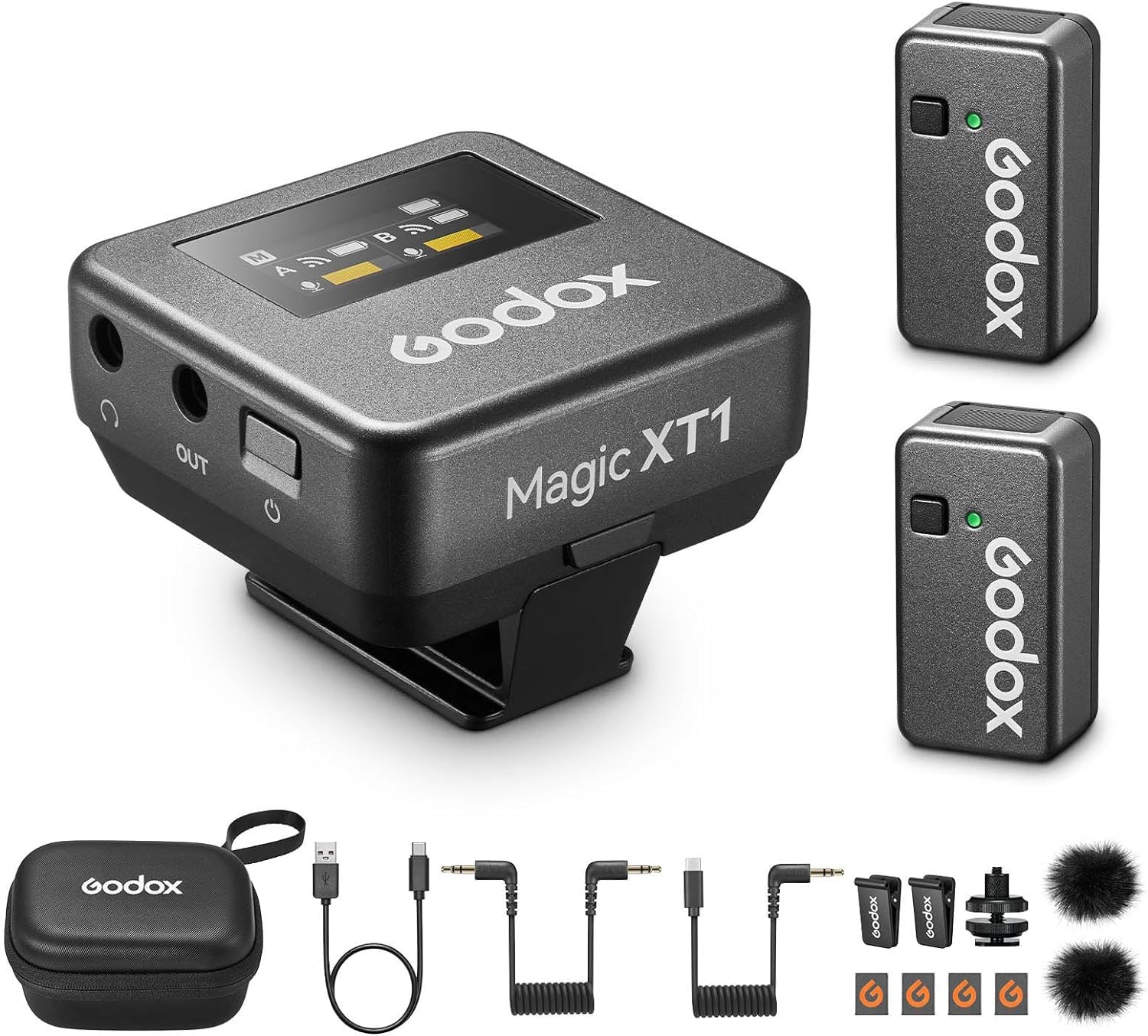 Micrófono Lavalier Inalámbrico Godox Magic Xt1 Para Cámara/teléfono - Venta Internacional.
