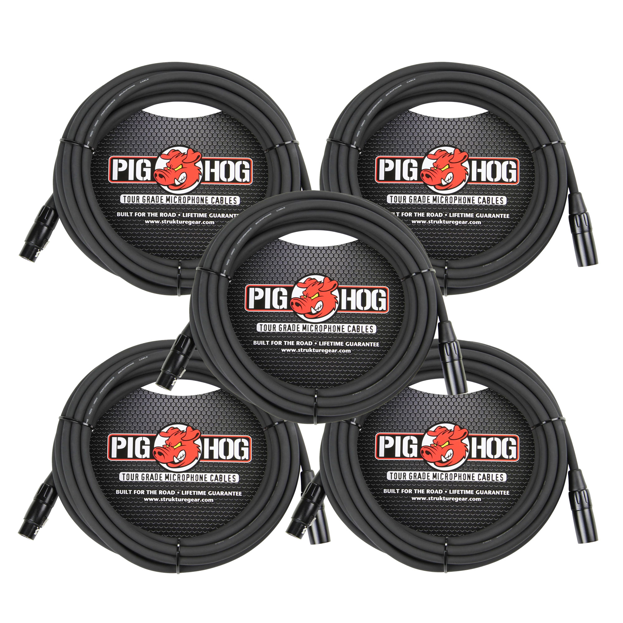 Cable De Micrófono Pig Hog Phm25 De Alto Rendimiento, 8 Mm, Xlr, 25 Pies - Venta Internacional.