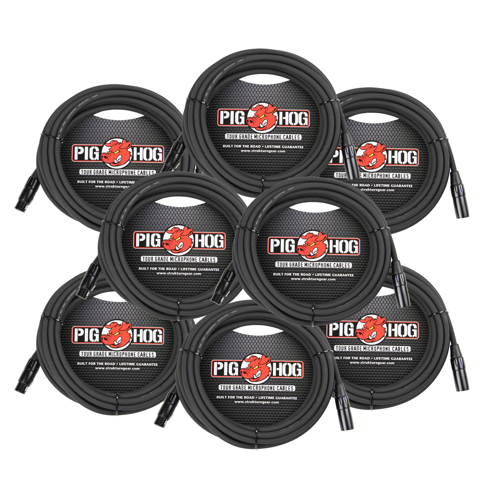 Cable De Micrófono Pig Hog Phm25 De Alto Rendimiento, 8 Mm, Xlr, 25 Pies - Venta Internacional.