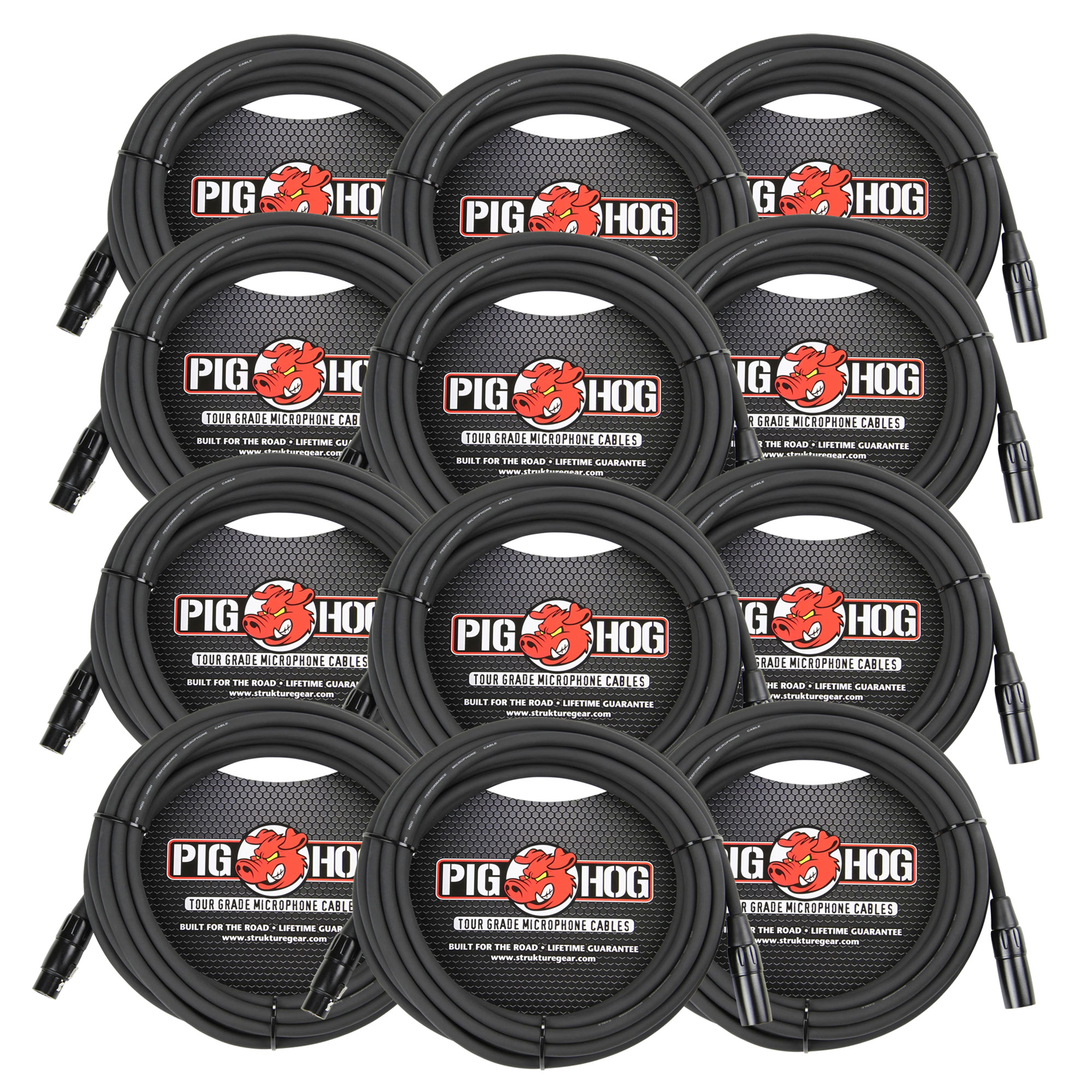 Cable De Micrófono Pig Hog Phm25 Xlr De 8 Mm De Alto Rendimiento - Venta Internacional.