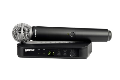 Foto 1 | Sistema De Micrófono Inalámbrico Shure Blx24/sm58 Con Batería De 14 Horas - Venta Internacional.