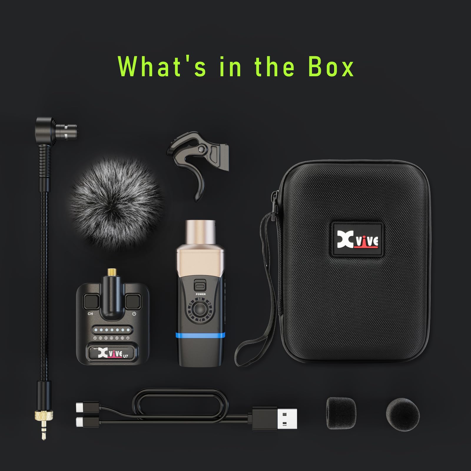 Foto 6 | Micrófono Inalámbrico Para Saxofón Xvive U7 2.4ghz Para Latón - Venta Internacional.