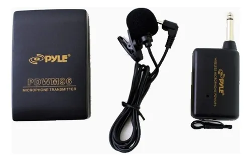 Foto 3 pulgar | Microfono Lavalier Pyle Pro Pdwm96 Sistema Inalámbrico Color Negro