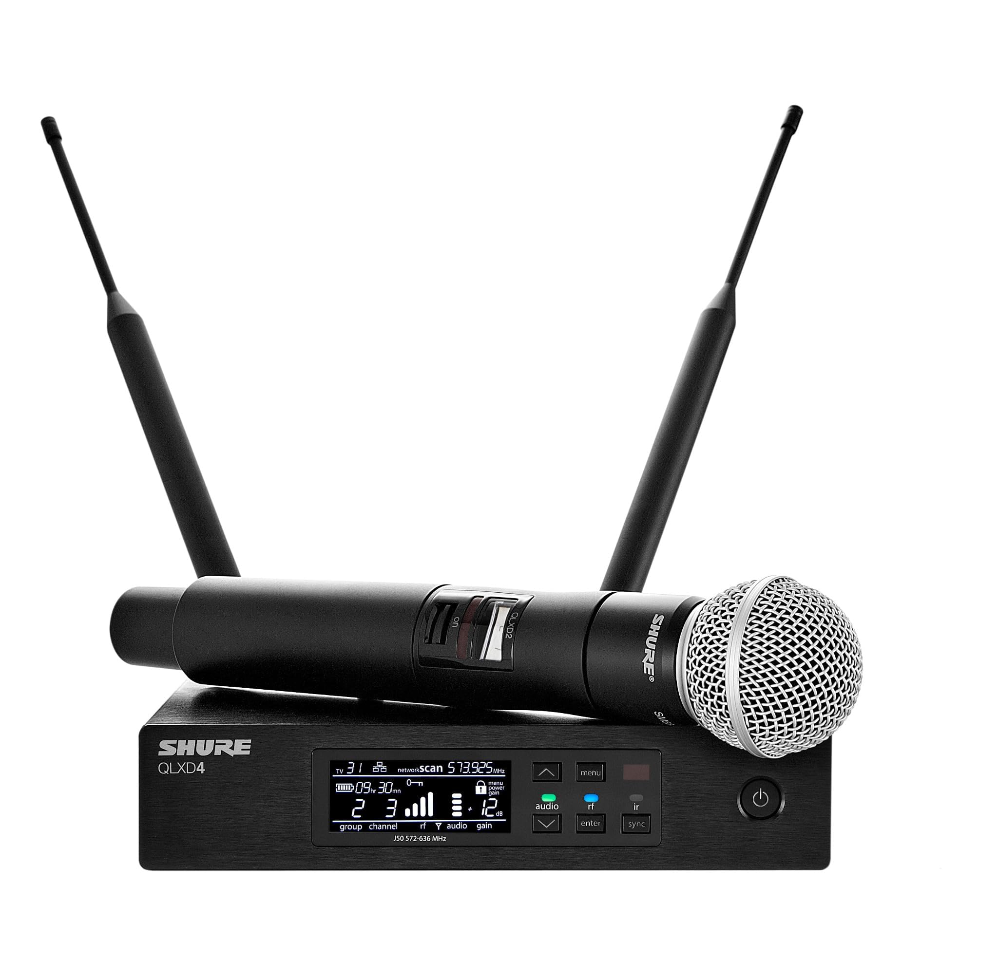 Transmisor Portátil Shure Qlxd2/sm58 Con Micrófono Vocal Sm58 G50 - Venta Internacional.